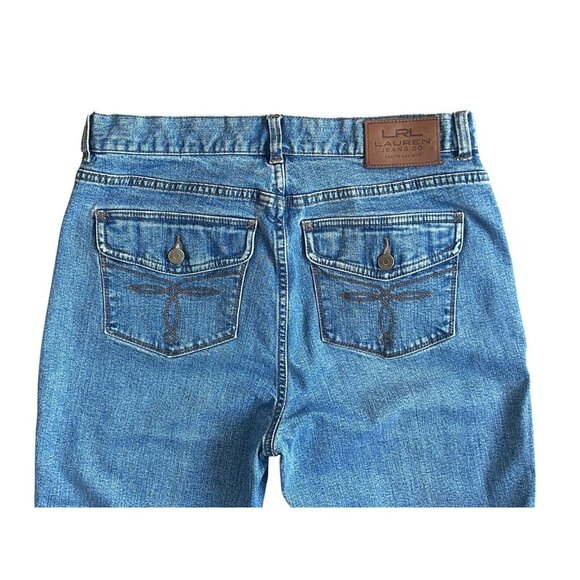 LRL Lauren Jeans Co. Ralph Lauren Women's Jeans Classic Boot Cut Stretch Size 6 - Picture 8 of 15